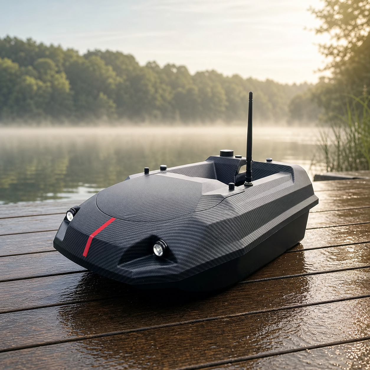 Bateau Amorceur CarbonTech™ – 600 Mètres de Portée