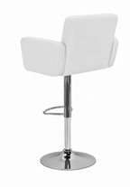 Tabouret de Bar Simili Cuir Blanc – Monaco
