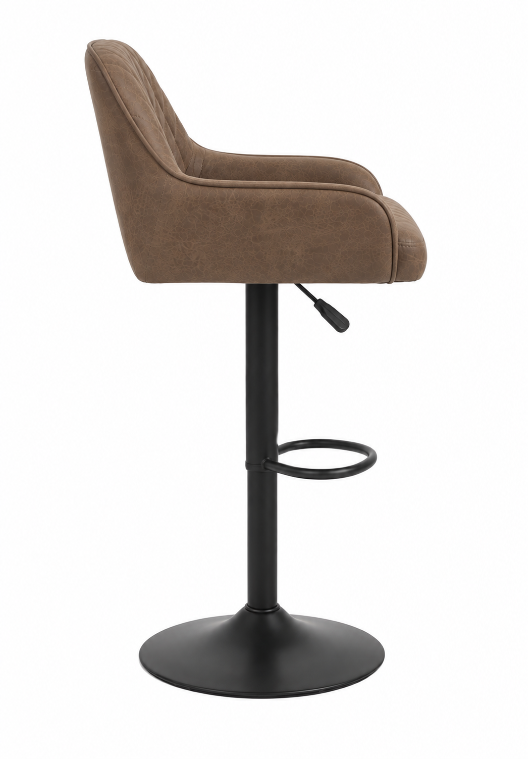 Tabouret de Bar Simili Cuir Marron – Dakota