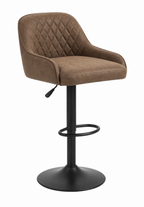 Tabouret de Bar Simili Cuir Marron – Dakota