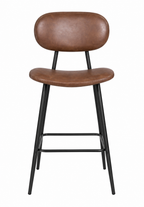Tabouret de Bar Simili Cuir Marron – Denver
