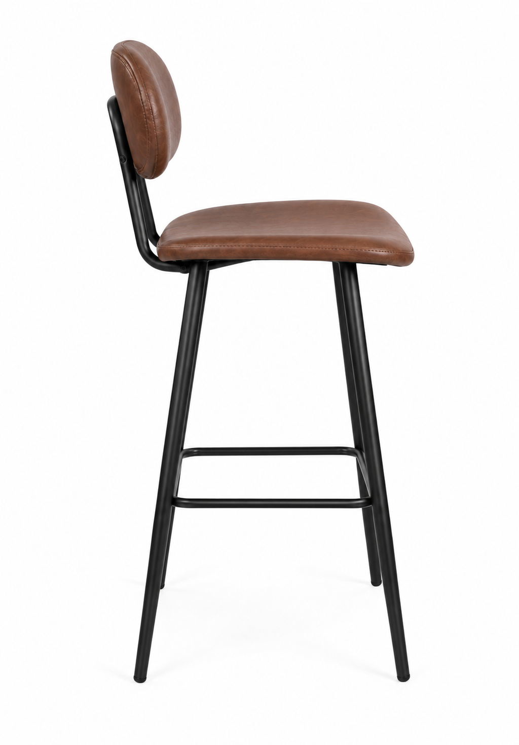 Tabouret de Bar Simili Cuir Marron – Denver