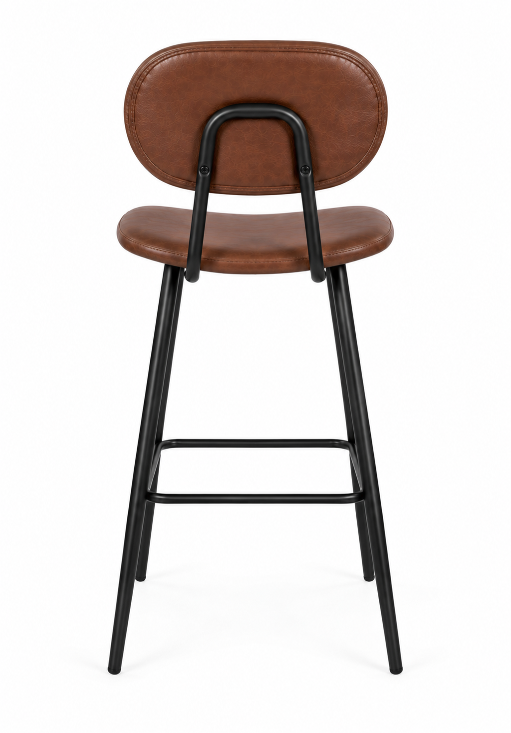 Tabouret de Bar Simili Cuir Marron – Denver