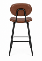 Tabouret de Bar Simili Cuir Marron – Denver