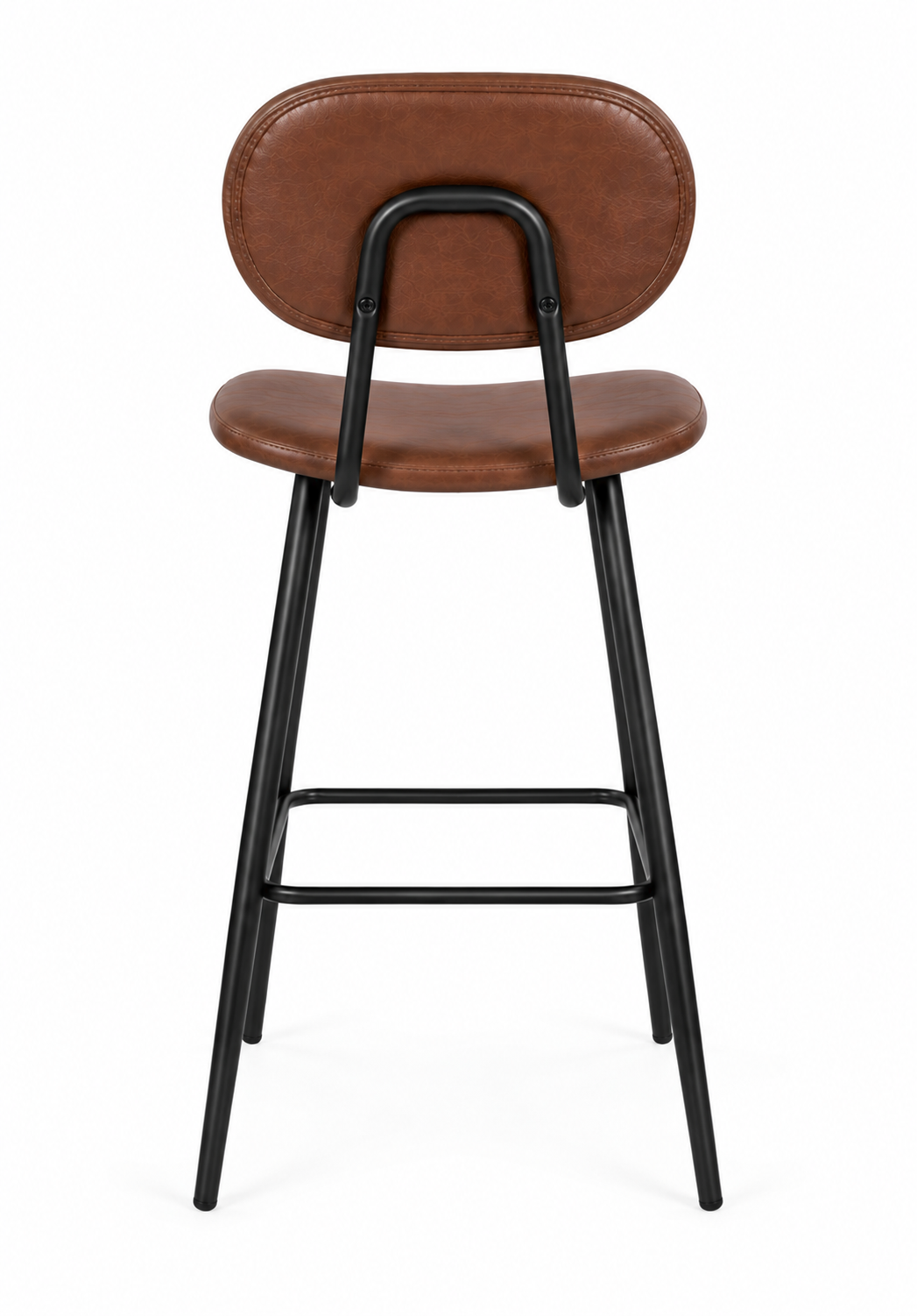 Tabouret de Bar Simili Cuir Marron – Denver