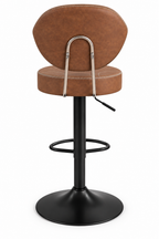 Tabouret de Bar Simili Cuir Marron – Dallas