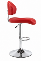Tabouret de Bar Simili Cuir Rouge – Milan