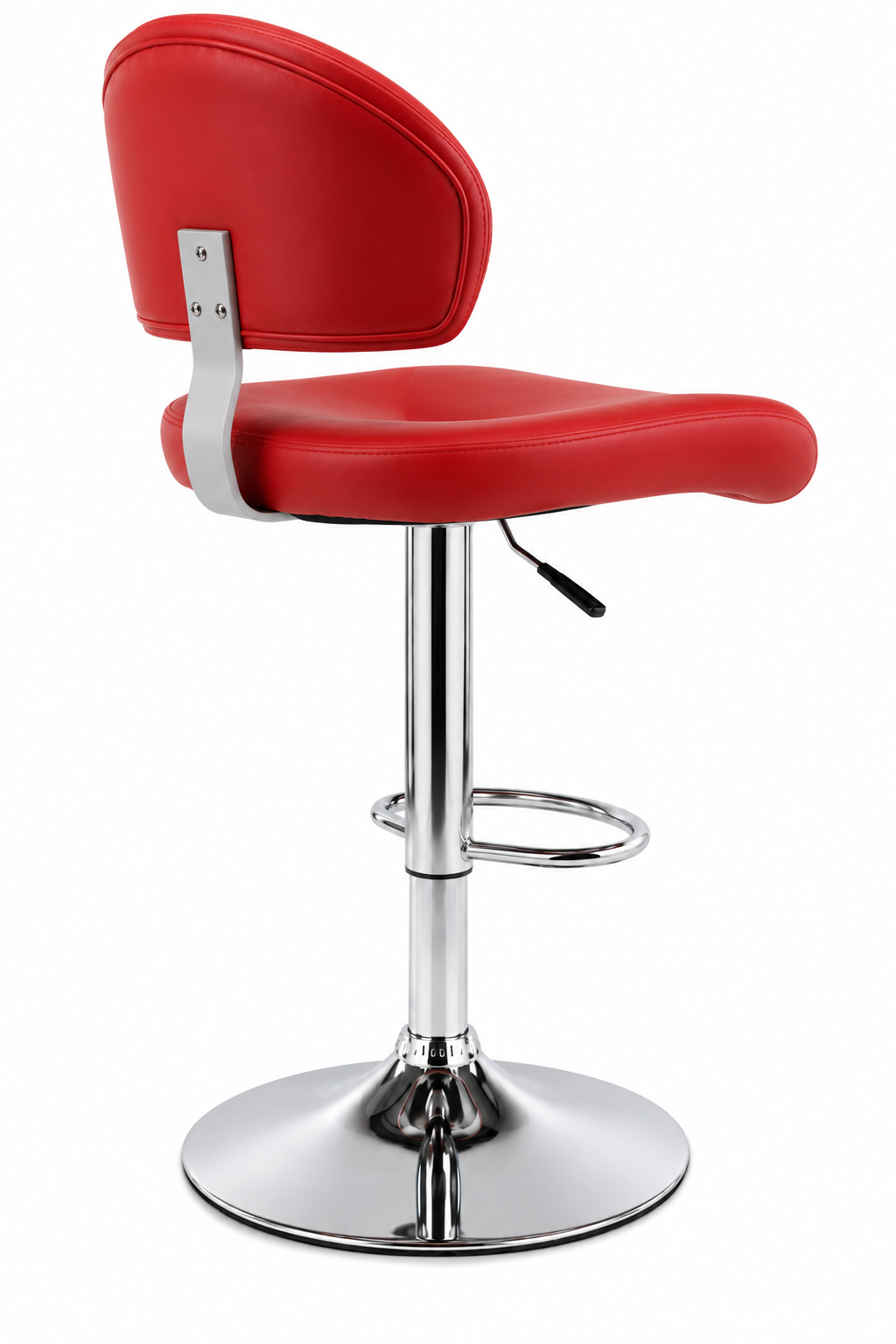 Tabouret de Bar Simili Cuir Rouge – Milan