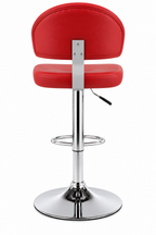 Tabouret de Bar Simili Cuir Rouge – Milan