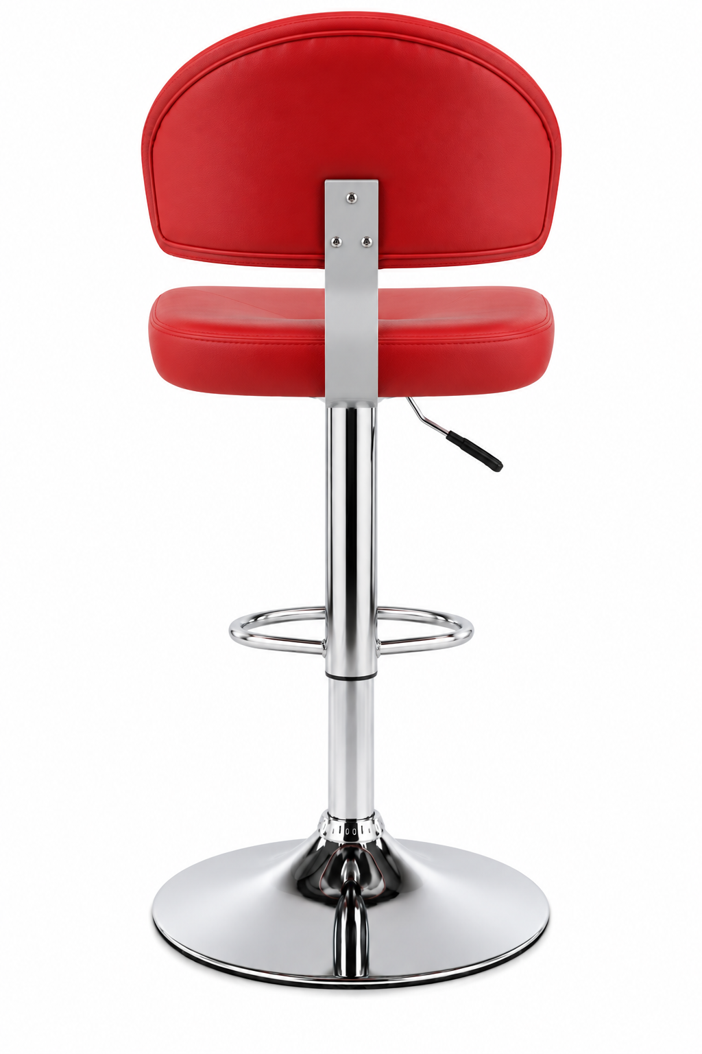 Tabouret de Bar Simili Cuir Rouge – Milan