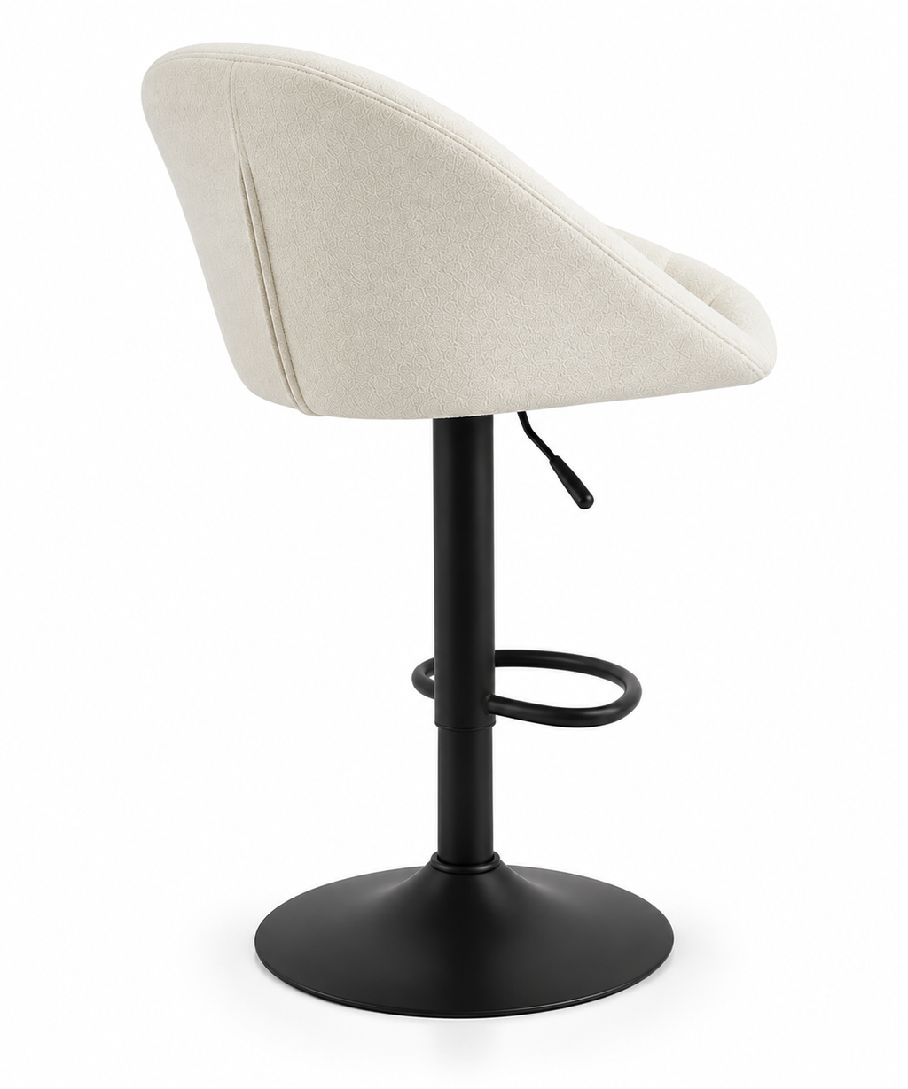 Tabouret de Bar Tissu Crème – Noma