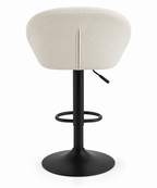 Tabouret de Bar Tissu Crème – Noma