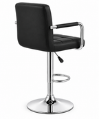 Tabouret de Bar Simili Cuir Noir – Verona