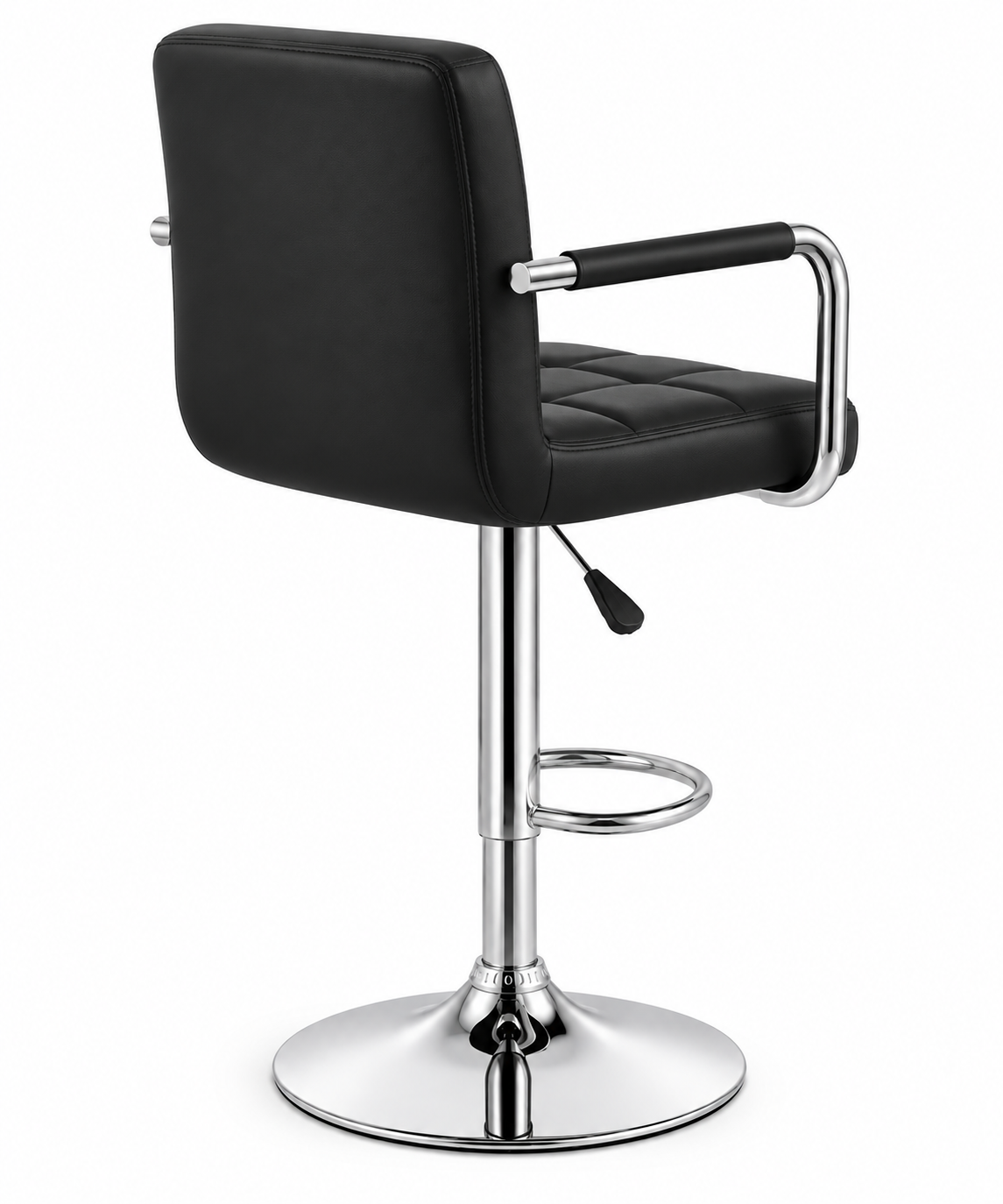 Tabouret de Bar Simili Cuir Noir – Verona