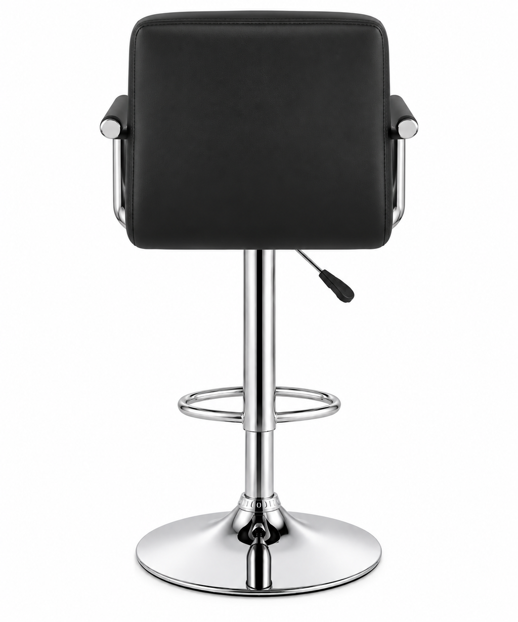 Tabouret de Bar Simili Cuir Noir – Verona
