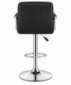 Tabouret de Bar Simili Cuir Noir – Verona