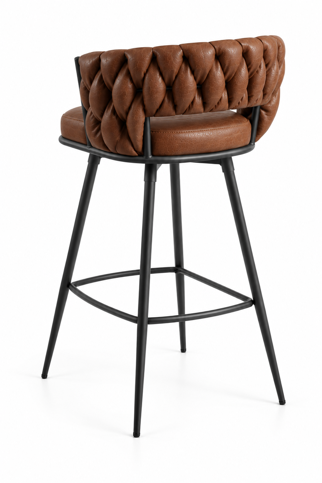 Tabouret de Bar Simili Cuir Marron – Torino