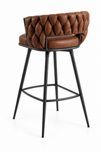 Tabouret de Bar Simili Cuir Marron – Torino