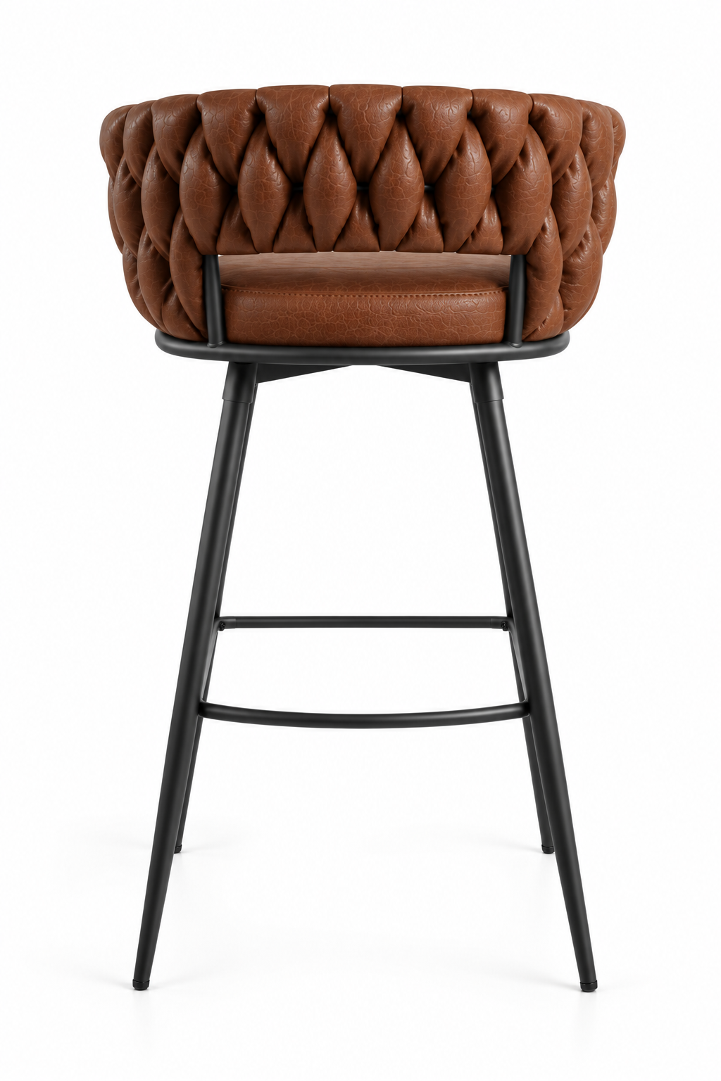 Tabouret de Bar Simili Cuir Marron – Torino