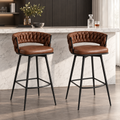 Tabouret de Bar Simili Cuir Marron – Torino