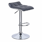 Tabouret de Bar Simili Cuir Gris – Soren