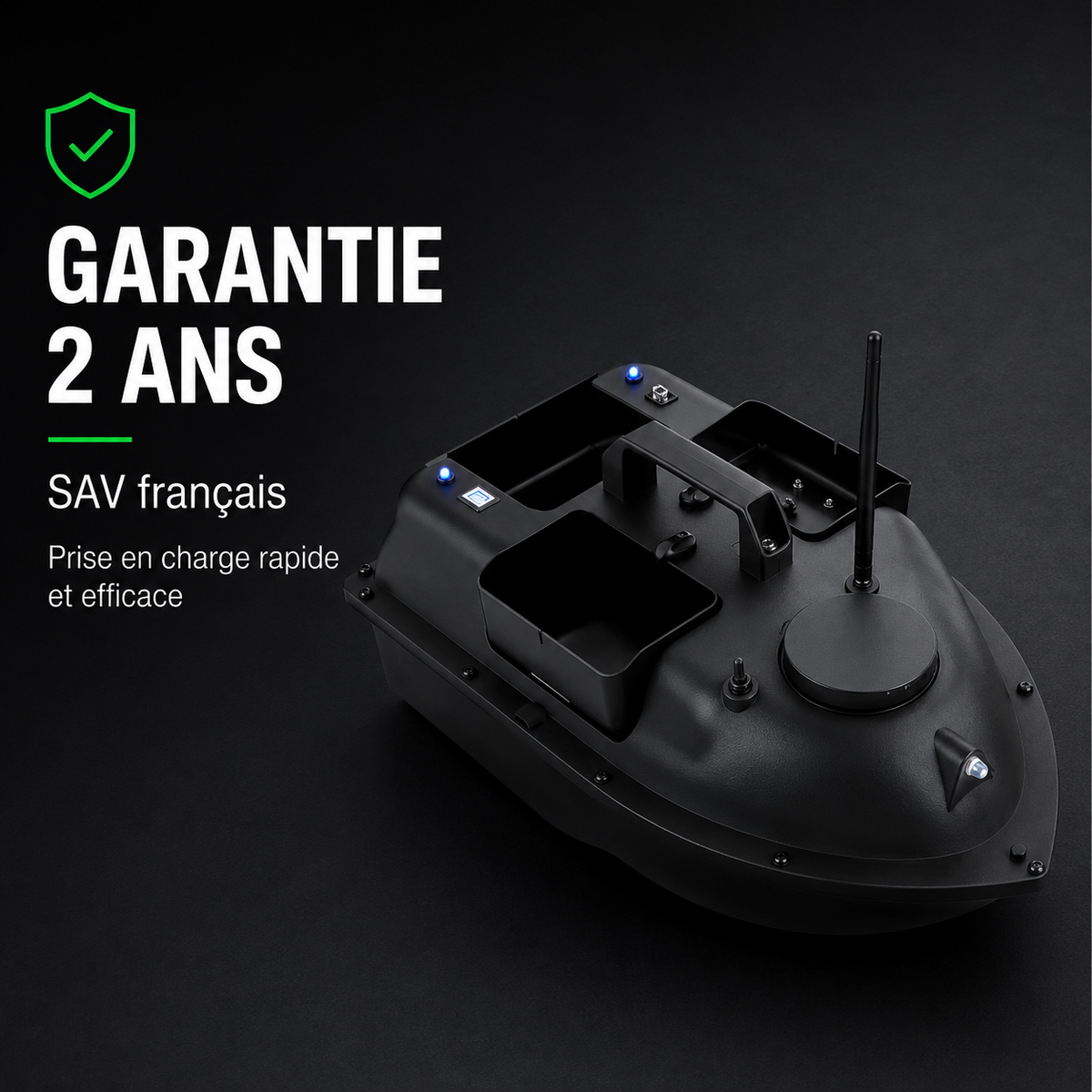 Bateau Amorceur 500 m – 3 Compartiments