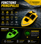 Bateau Amorceur GPS Phosphorescent