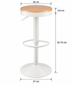 Tabouret de Bar Bois Réglable – Olym