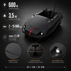Bateau Amorceur CarbonTech™ – 600 Mètres de Portée