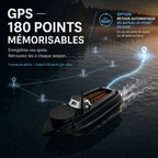 Bateau Amorceur GPS & Sonar à Poissons — 800 mètres de portée