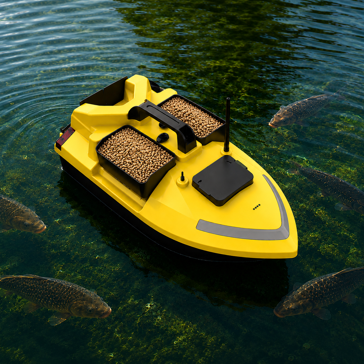 Bateau Amorceur GPS Phosphorescent