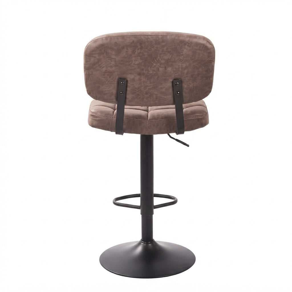 Tabouret de Bar Simili Cuir Marron – Aarhus