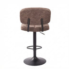 Tabouret de Bar Simili Cuir Marron – Aarhus