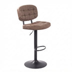 Tabouret de Bar Simili Cuir Marron – Aarhus