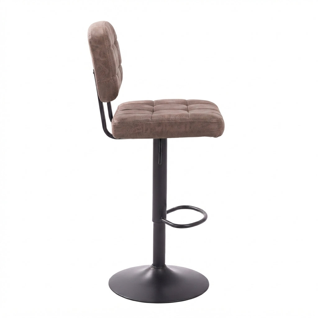 Tabouret de Bar Simili Cuir Marron – Aarhus