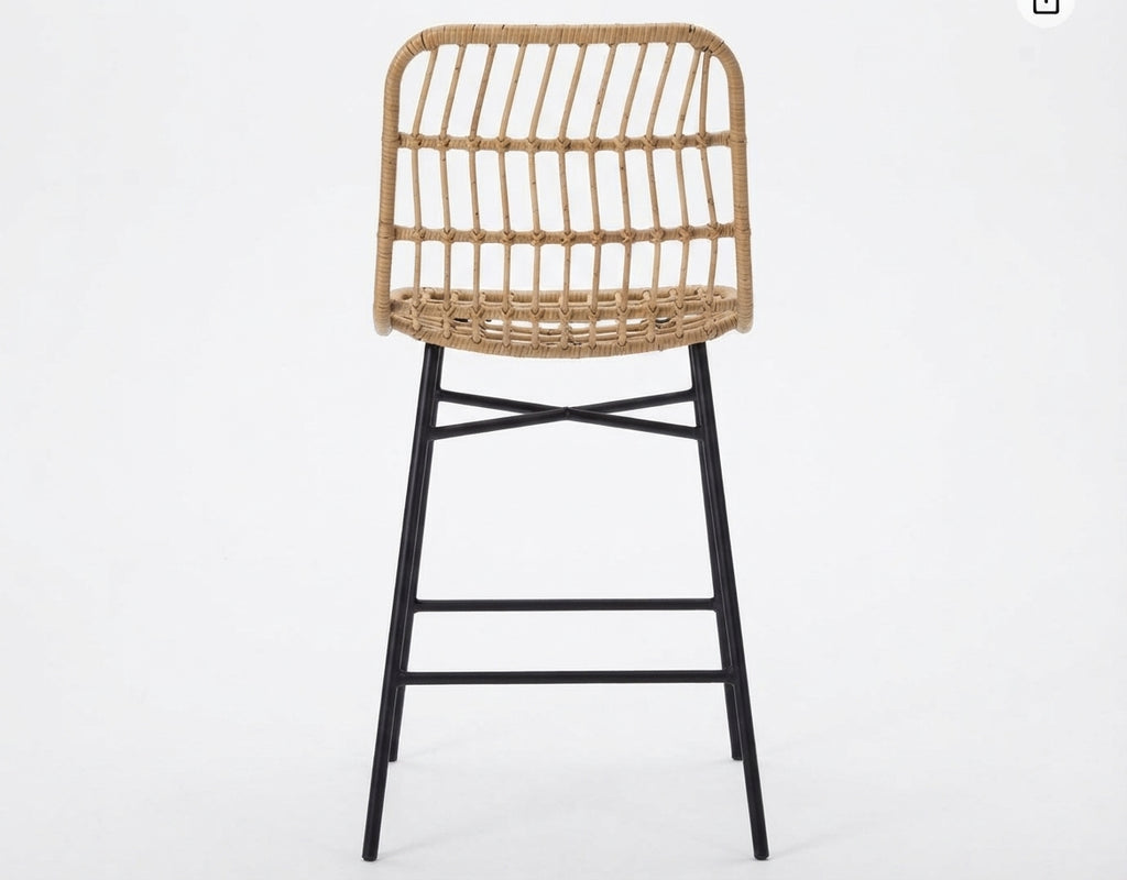 Tabouret de Bar Rotin Tressé – Azura