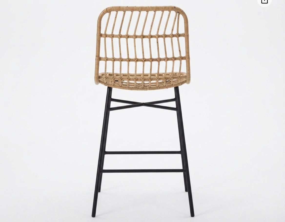 Tabouret de Bar Rotin Tressé – Azura