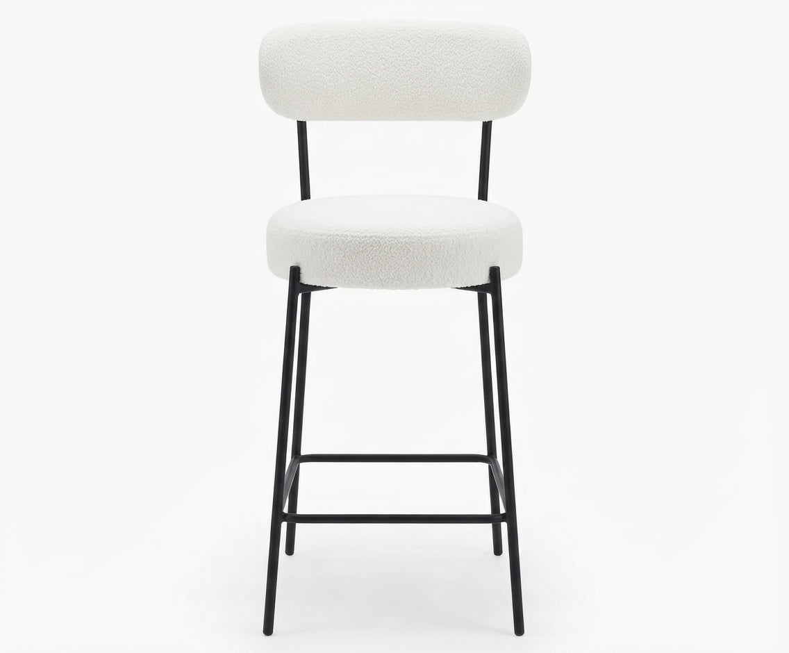 Tabouret de Bar Bouclette Crème – Évora