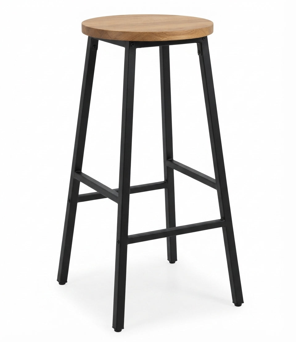 Tabouret de Bar Bois & Métal – Asti