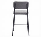 Tabouret de Bar Tissu Chenille Gris – Tavira