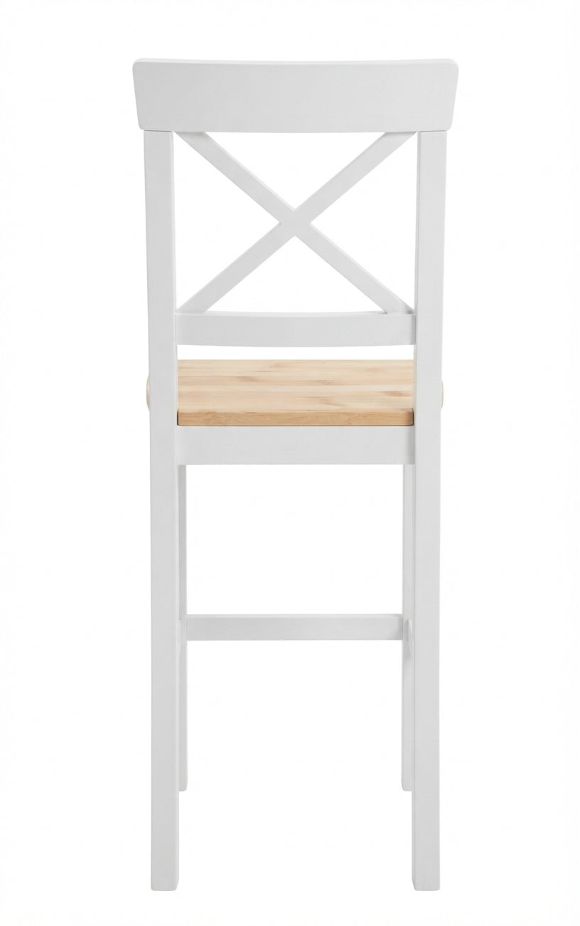 Tabouret de Bar en Bois de Pin Blanc – Brighton
