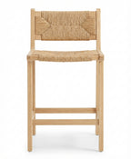 Tabouret de Bar en Bois & Rotin – Palma