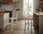 Tabouret de Bar en Bois de Pin Blanc – Brighton