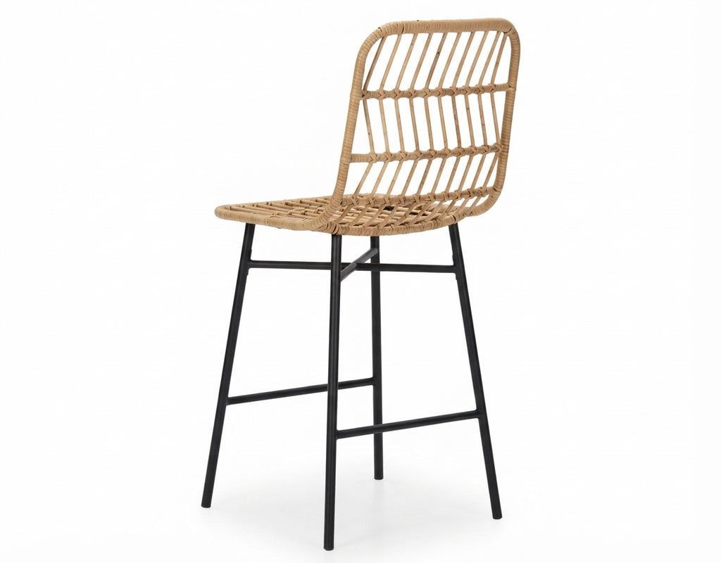 Tabouret de Bar Rotin Tressé – Azura