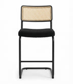 Tabouret de Bar Rotin & Tissu – Valencia