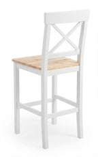 Tabouret de Bar en Bois de Pin Blanc – Brighton