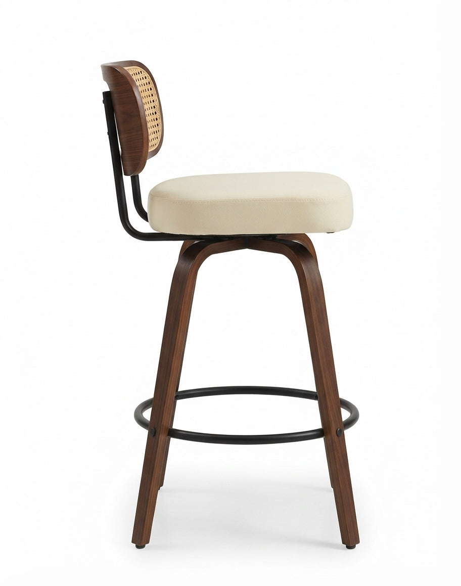 Tabouret de Bar Rotin Pivotant – Firenze
