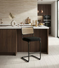 Tabouret de Bar Rotin & Tissu – Valencia