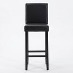 Tabouret de Bar Simili Cuir Noir – Oxford