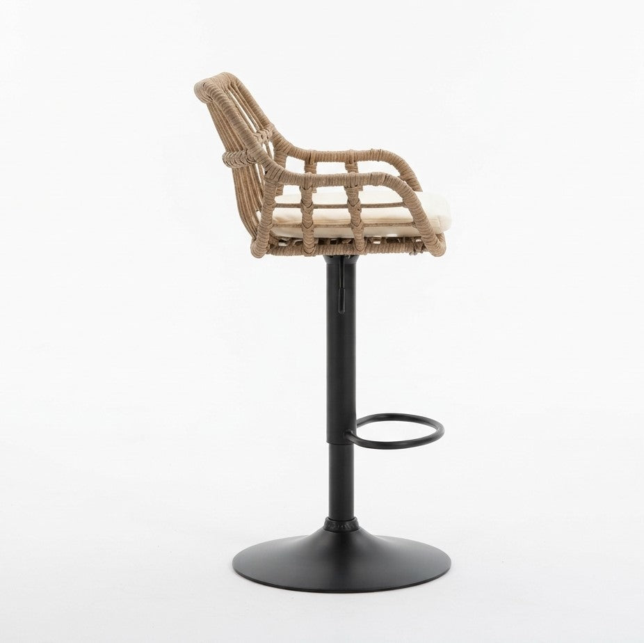 Tabouret de Bar Rotin Naturel Réglable – Java